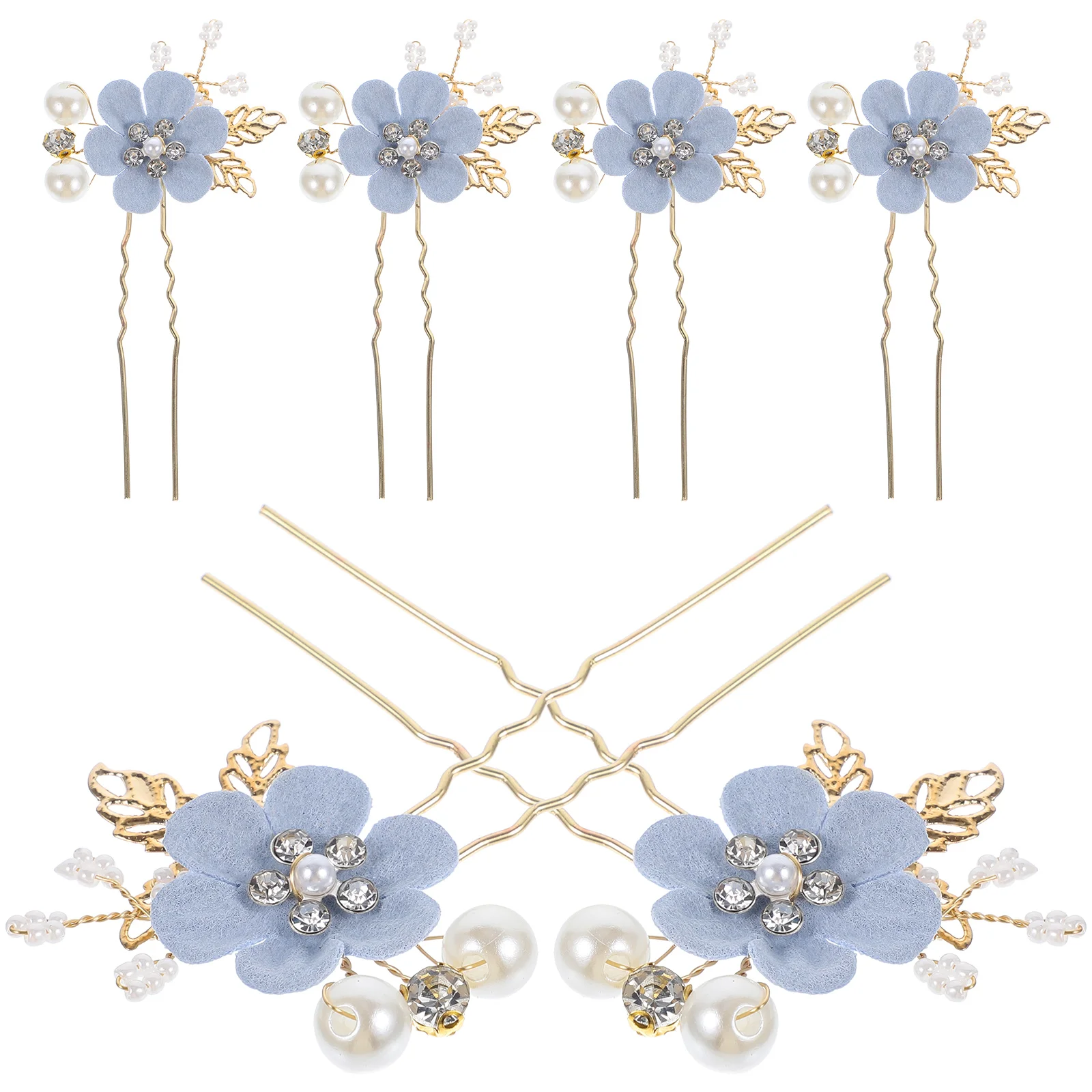 6 Pcs Flower U shaped Hairpin Rhinestone Wedding Bridal Accessories Lightweight Women Rhinestone Flower Hair Pin Girls Fork
6 Pcs Flower U shaped Hairpin Rhinestone Wedding Bridal Accessories Lightweight Women Rhinestone Flower Hair Pin Girls Fork
