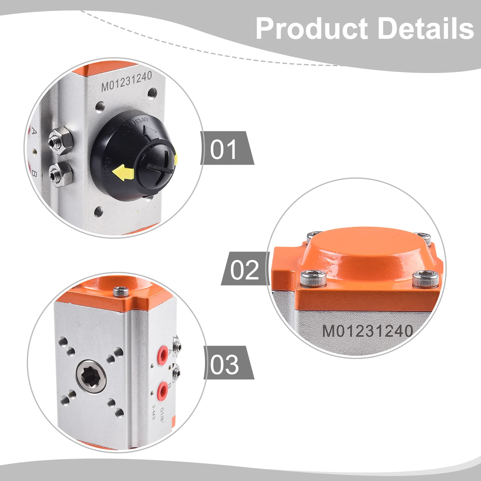 New Practical Pneumatic Actuator Ball Valve Three-way Ball Valves 0.3~0.7MPa AT40 AT52 For Ball Valves Industrial Tool Pneumatic
New Practical Pneumatic Actuator Ball Valve Three-way Ball Valves 0.3~0.7MPa AT40 AT52 For Ball Valves Industrial Tool Pneumatic