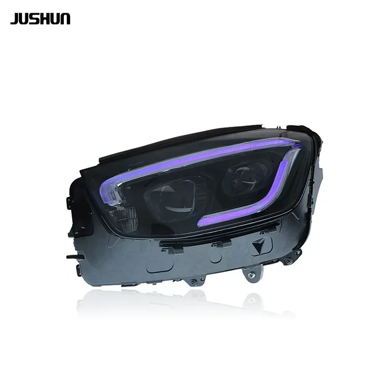 Suitable for 16-22 Mercedes-Benz GLC headlight assembly W253 modified new high-end LED daytime running light steering through
Suitable for 16-22 Mercedes-Benz GLC headlight assembly W253 modified new high-end LED daytime running light steering through
