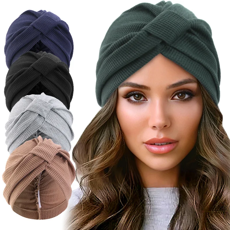 New style waffle headscarf hat, fashionable headscarf, elegant style headscarf, ethnic wrap headpiece accessory
New style waffle headscarf hat, fashionable headscarf, elegant style headscarf, ethnic wrap headpiece accessory