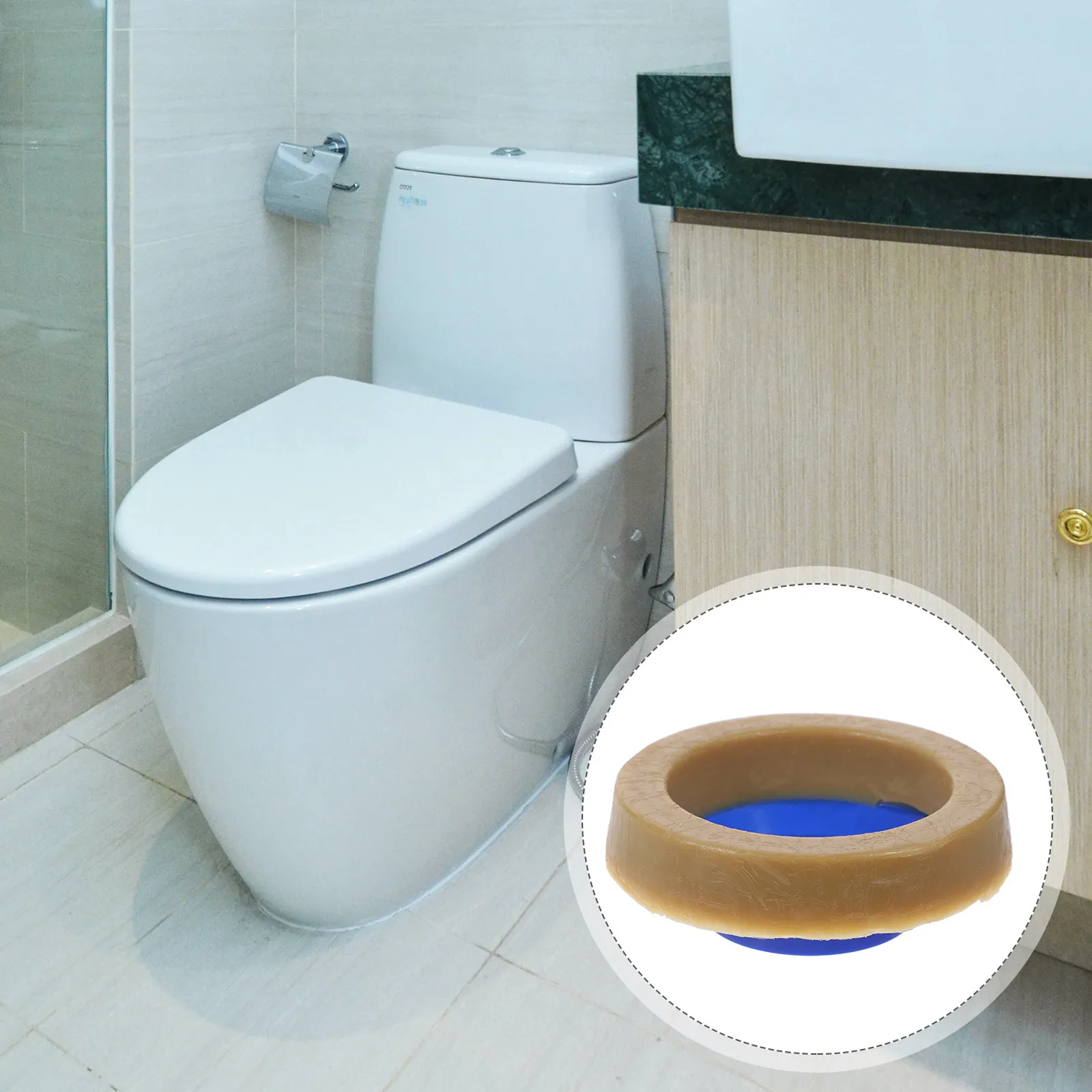 Toilet Bowl Sealing Ring Heavy Duty Rubber Universal Toilet Seal Ring Prevents Sewage Smell Water Leakage Easy Install Removal
Toilet Bowl Sealing Ring Heavy Duty Rubber Universal Toilet Seal Ring Prevents Sewage Smell Water Leakage Easy Install Removal