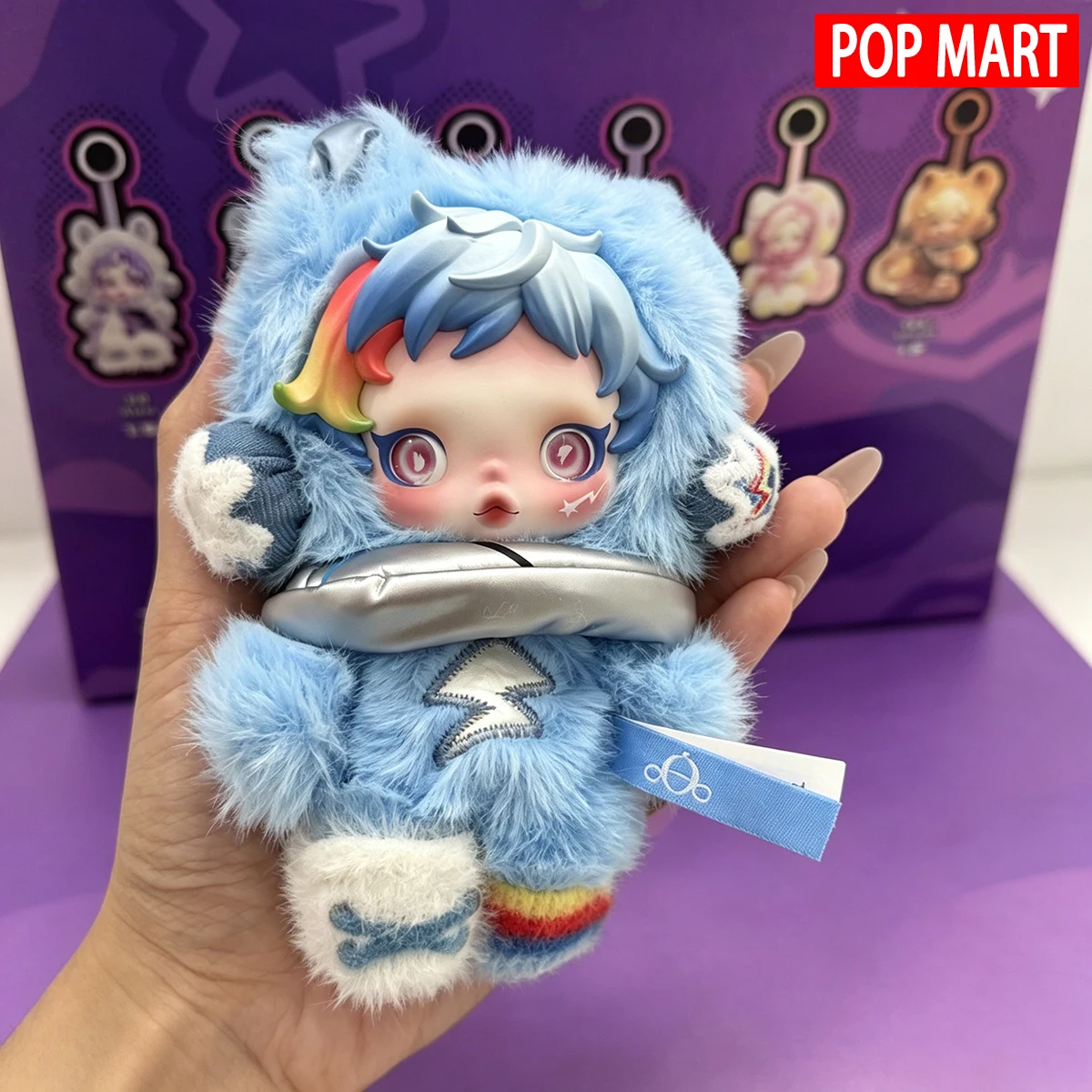 My Little Pony × SKULLPANDA Plush Doll Pendant Blind Box, 1PC/6PCS The best gift for family and friends.
My Little Pony × SKULLPANDA Plush Doll Pendant Blind Box, 1PC/6PCS The best gift for family and friends.