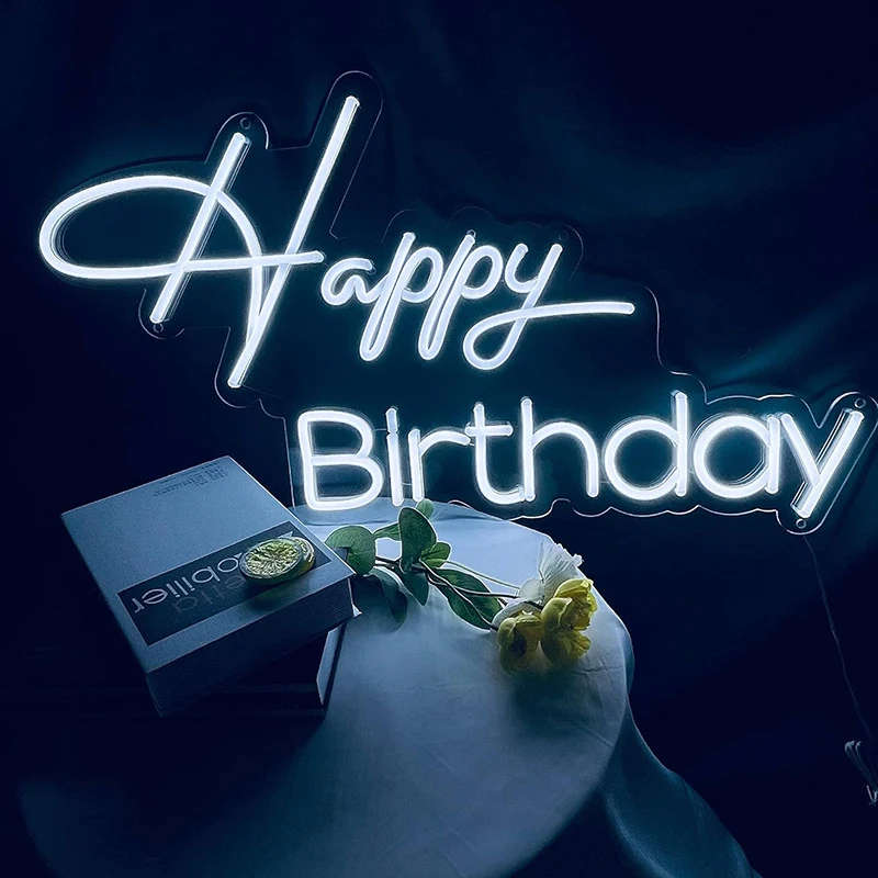 Birthday Party Neon Sign for Backdrop with Dimmer - Happy Birthday Light Up Sign for Party Decoration Free shipping
Birthday Party Neon Sign for Backdrop with Dimmer - Happy Birthday Light Up Sign for Party Decoration Free shipping