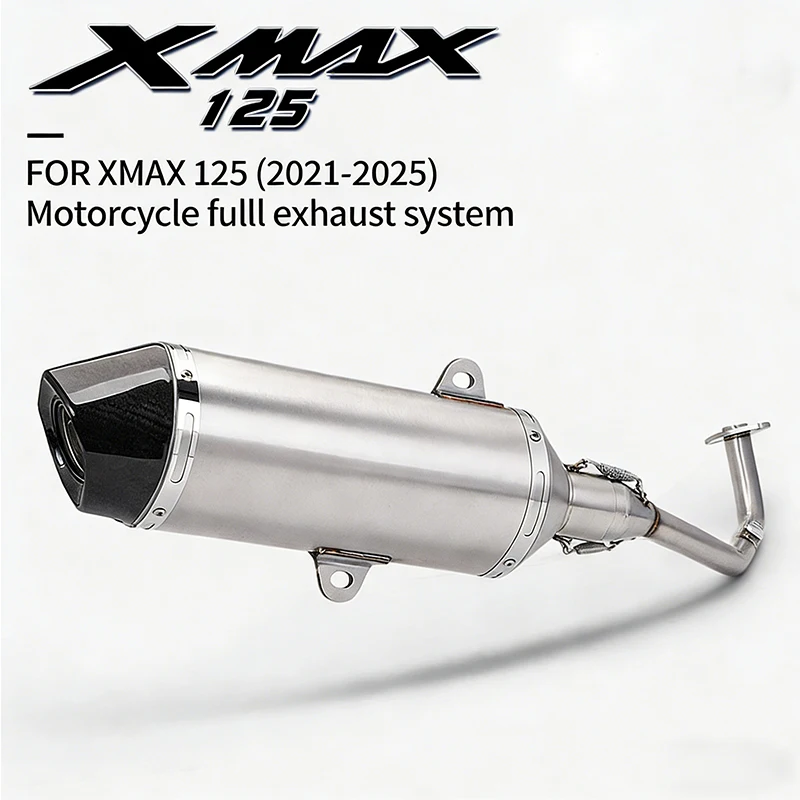 Motorcycle Full System Front Link Pipe Exhaust Muffler for XMAX125 2021-2025
Motorcycle Full System Front Link Pipe Exhaust Muffler for XMAX125 2021-2025