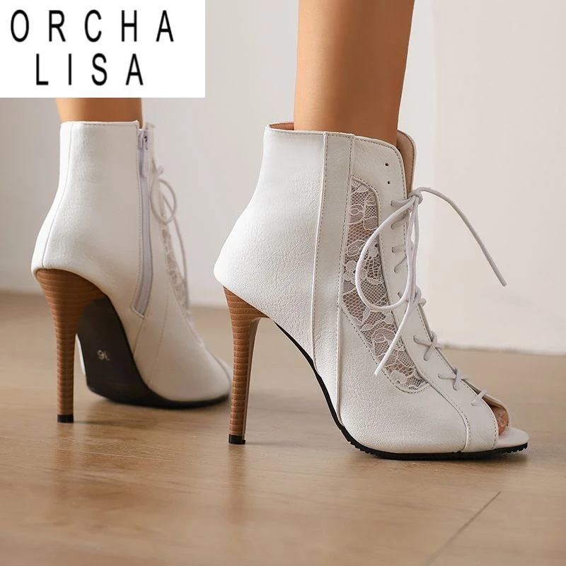 ORCHA LISA Сексуальные модные женские ботинки с открытым носком на тонком каблуке 11 см на молнии со шнуровкой, разноцветные большие размеры 48 49 50 летние вечерние ботильоны
ORCHA LISA Сексуальные модные женские ботинки с открытым носком на тонком каблуке 11 см на молнии со шнуровкой, разноцветные большие размеры 48 49 50 летние вечерние ботильоны