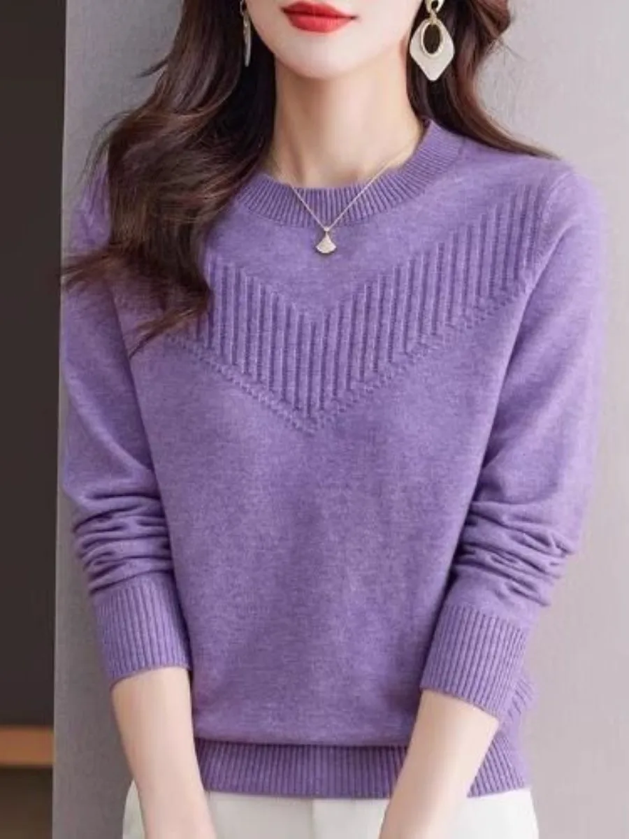 Women's Loose Knitted Low round Neck Sweater High Waist Top Fashionable Inner Wear Color Multi-piece Set Autumn Winter
Women's Loose Knitted Low round Neck Sweater High Waist Top Fashionable Inner Wear Color Multi-piece Set Autumn Winter
