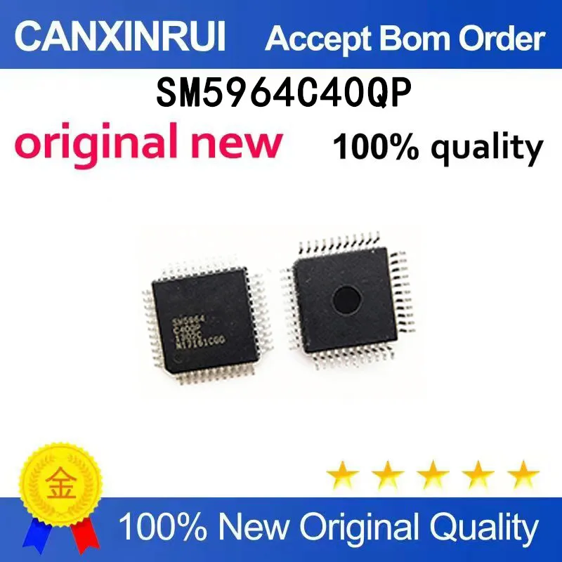 (5-100 pieces)Brand new original SM5964C40QP SM5964 packaged QFP-44 microcontroller chip IC microcontroller
(5-100 pieces)Brand new original SM5964C40QP SM5964 packaged QFP-44 microcontroller chip IC microcontroller