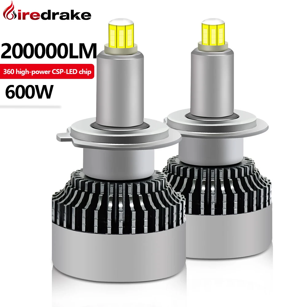 Автомобильные фары Firedrake 360 высокой мощности, боковые фары H1 H7 H11 9005 9006, автомобильные фары 600 Вт 6000K лм
Автомобильные фары Firedrake 360 высокой мощности, боковые фары H1 H7 H11 9005 9006, автомобильные фары 600 Вт 6000K лм