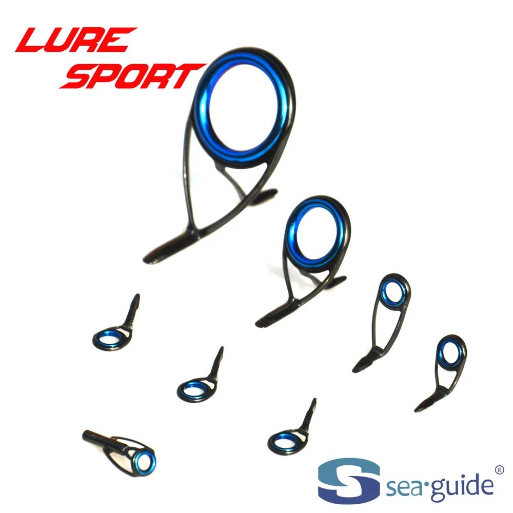8pc Guide Set Blue LS Ring PVD Black Frame HBXQESG25 HBXOLSG-N6 HBXULST Rod Building component Repair DIY Accessory SeaGuide
8pc Guide Set Blue LS Ring PVD Black Frame HBXQESG25 HBXOLSG-N6 HBXULST Rod Building component Repair DIY Accessory SeaGuide