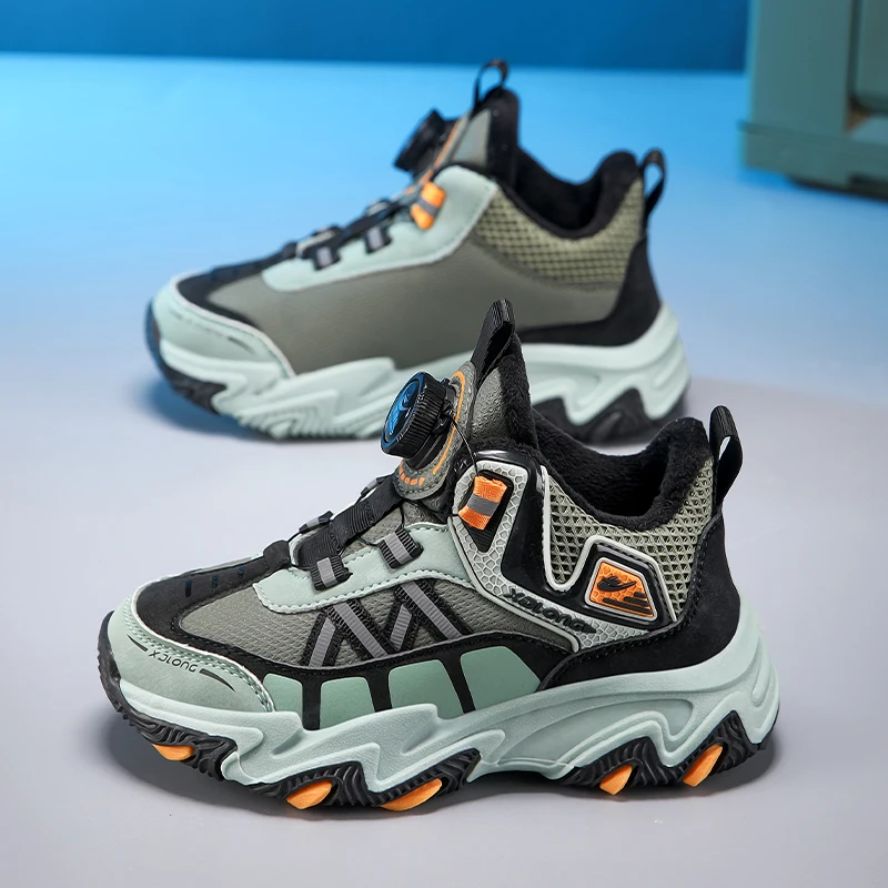 Children's Winter Sneakers Leather Waterproof Cotton Warm Boys Girls Kid's Hiking Shoes Breathable Non-slip Running Sports Shoes
Children's Winter Sneakers Leather Waterproof Cotton Warm Boys Girls Kid's Hiking Shoes Breathable Non-slip Running Sports Shoes