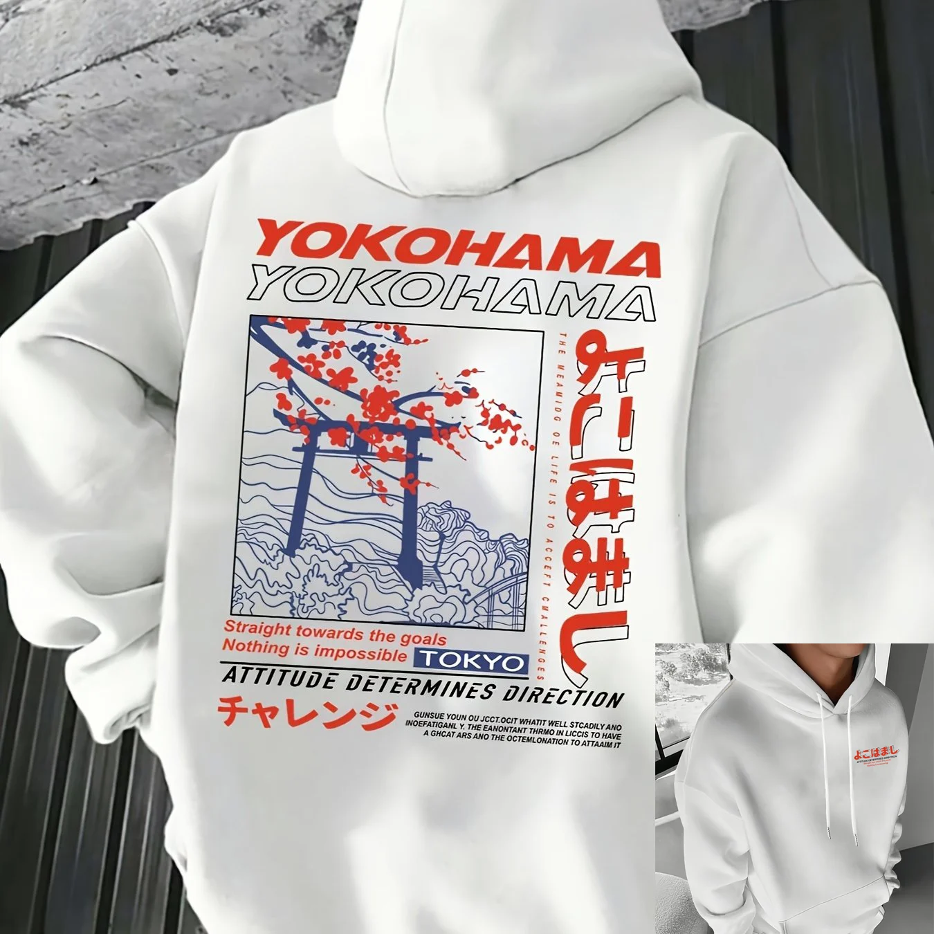 Мужская осенне-зимняя повседневная модная свободная толстовка с капюшоном и длинными рукавами с принтом Токио, теплый пуловер 
Мужская осенне-зимняя повседневная модная свободная толстовка с капюшоном и длинными рукавами с принтом Токио, теплый пуловер