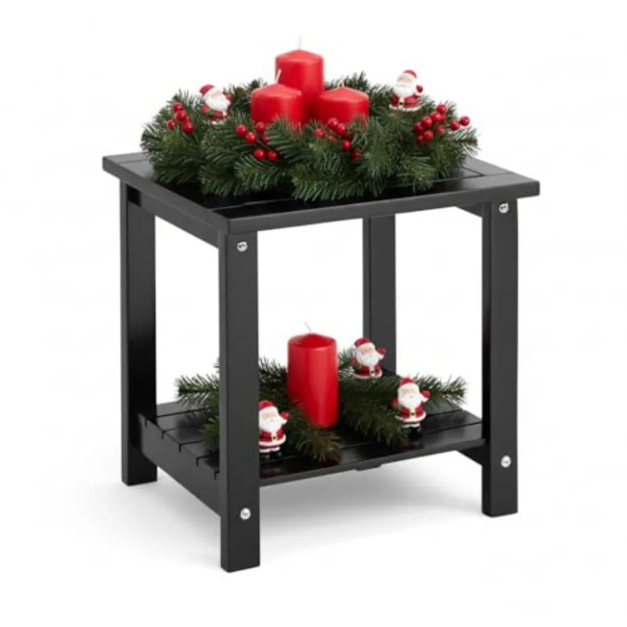 2-Tier Adirondack Outdoor Side Table 16.6" Acacia Weather-Resistant End Table with Shelf for Patio Garden Lawn Living Room
2-Tier Adirondack Outdoor Side Table 16.6" Acacia Weather-Resistant End Table with Shelf for Patio Garden Lawn Living Room