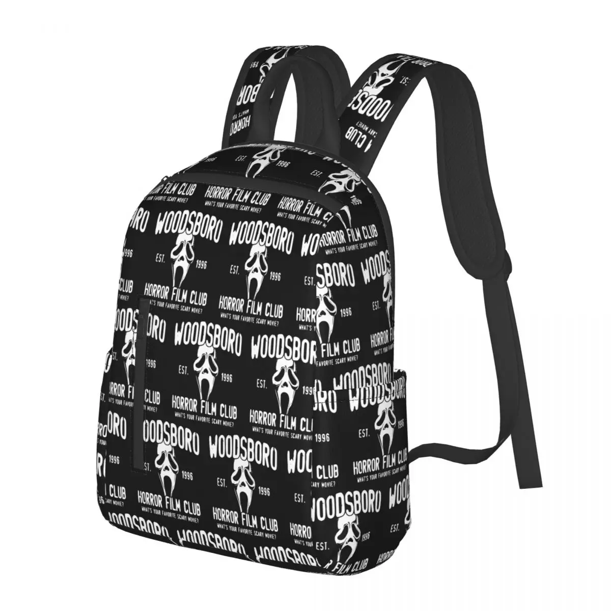 Scream Woodsboro Film Club Student Backpack School Bag Hiking Travel Daypack for Boys Girls Bookbag Shoulder Bags
Scream Woodsboro Film Club Student Backpack School Bag Hiking Travel Daypack for Boys Girls Bookbag Shoulder Bags