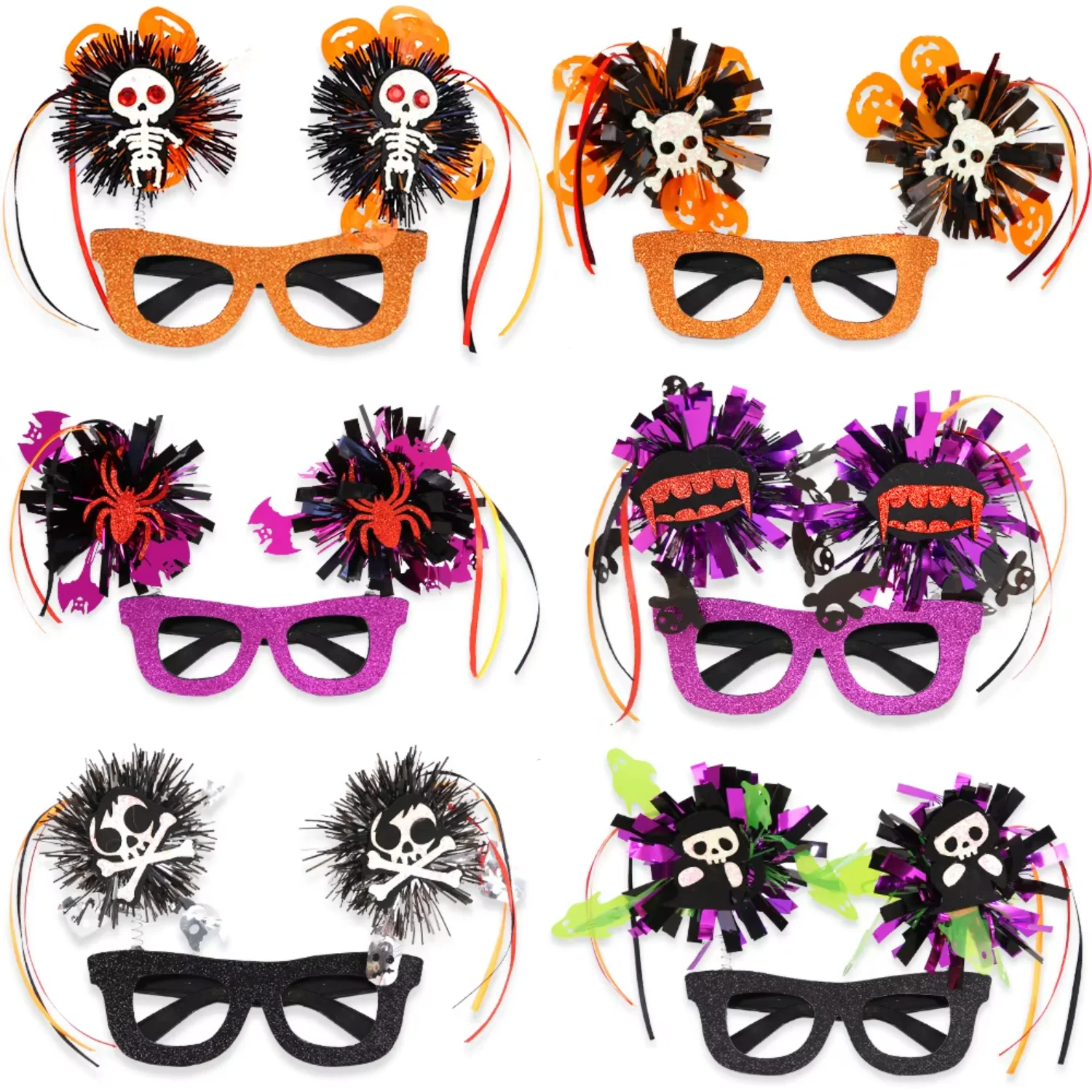 Halloween Glasses Color Garland Bobo Ball Glasses Halloween Theme Party Decorative Glasses Frames
Halloween Glasses Color Garland Bobo Ball Glasses Halloween Theme Party Decorative Glasses Frames