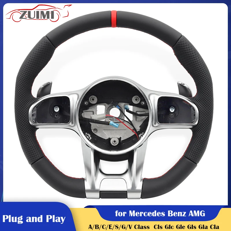 TOP Carbon Fiber Car Steering Wheel for Mercedes Benz AMG AMG W204 W205 W211 W212 W222 W22 A/B/C/E/S/G/V Class Cls Glc Gle Gls G
TOP Carbon Fiber Car Steering Wheel for Mercedes Benz AMG AMG W204 W205 W211 W212 W222 W22 A/B/C/E/S/G/V Class Cls Glc Gle Gls G