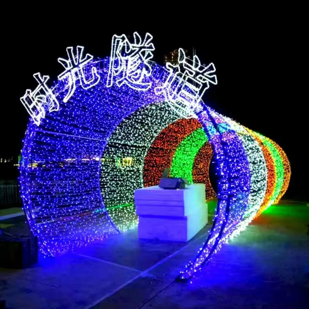 Outdoor Holiday Decorative Led Light Tunnel Arch Motif Christmas Decoration
Outdoor Holiday Decorative Led Light Tunnel Arch Motif Christmas Decoration