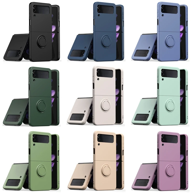 50pcs Silicone Phone Case For Samsung Z Filp 3 5G Cases with Ring Holder Matte Shockproof Back Cover For Samsung Galaxy Z Filp3
50pcs Silicone Phone Case For Samsung Z Filp 3 5G Cases with Ring Holder Matte Shockproof Back Cover For Samsung Galaxy Z Filp3