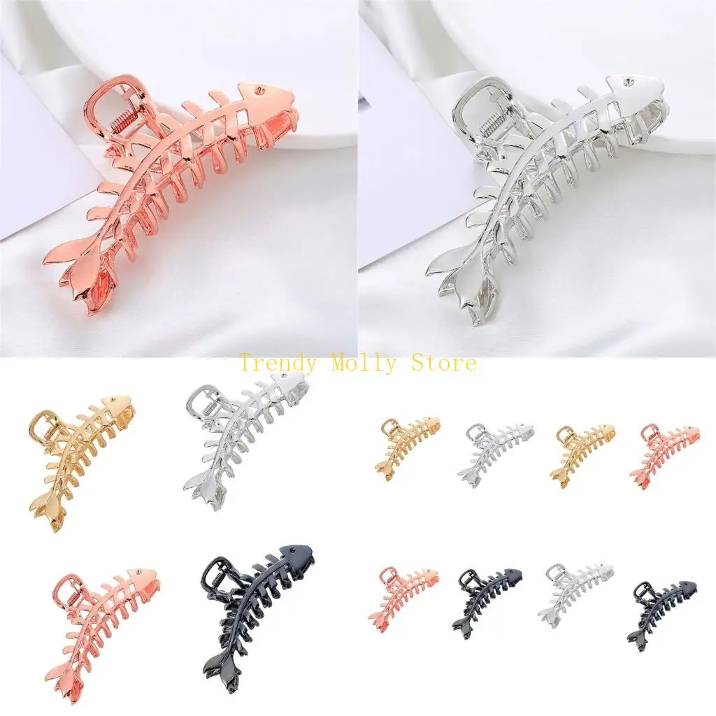 N5KB Fantasy Fish Bone Hair Claw Clip Strong Grip For Women Stylish Hair Accessory
N5KB Fantasy Fish Bone Hair Claw Clip Strong Grip For Women Stylish Hair Accessory