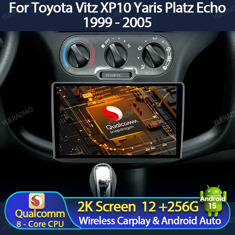 Автомобильный радиоприемник Android 15 для Toyota Vitz XP10 Yaris Platz Echo 1999-2005 Мультимедийный стерео видеоплеер Carplay Auto GPS NAVI WIFI
Автомобильный радиоприемник Android 15 для Toyota Vitz XP10 Yaris Platz Echo 1999-2005 Мультимедийный стерео видеоплеер Carplay Auto GPS NAVI WIFI