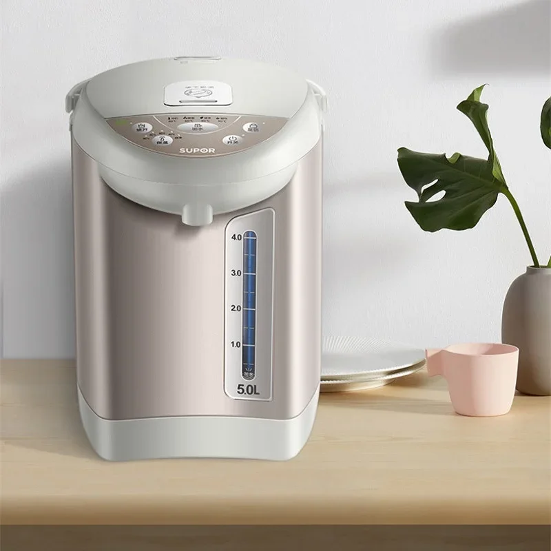 SUPOR Electric Water Bottle Electric Kettle Multi-stage Temperature Control Double-layer Anti Scalding 304 Stainless Steel 5L
SUPOR Electric Water Bottle Electric Kettle Multi-stage Temperature Control Double-layer Anti Scalding 304 Stainless Steel 5L