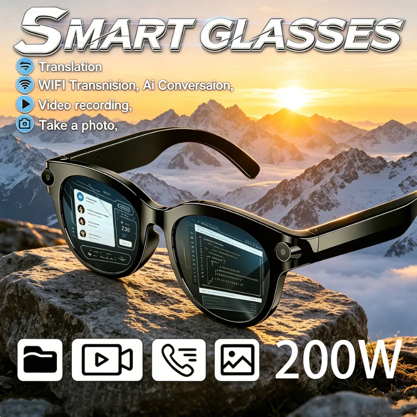 2026 Smart Glasses Photography Video AI Intelligent Interactive Translation Smart Sunglasses Bluetooth Call Music Play For IOS
2026 Smart Glasses Photography Video AI Intelligent Interactive Translation Smart Sunglasses Bluetooth Call Music Play For IOS