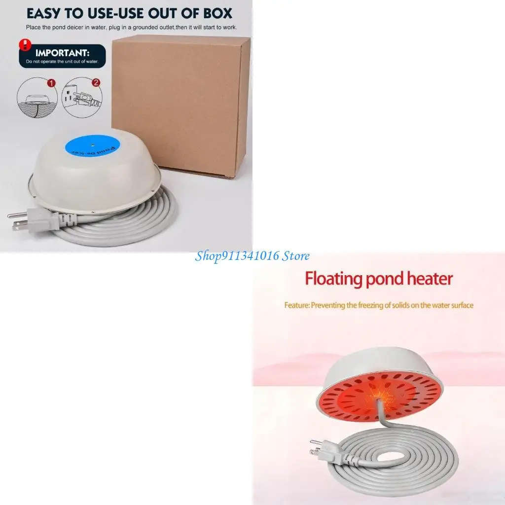 Плавающий антиобледенитель пруда с защитой от перегрева Эффективный плавильный нагреватель пруда
Плавающий антиобледенитель пруда с защитой от перегрева Эффективный плавильный нагреватель пруда