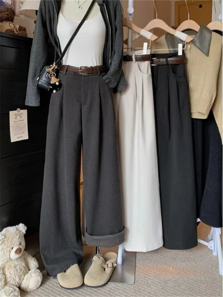 plus Size Slim Fit Knitted Straight Leg Pants Women's High Waist Euro Cotton Velvet Floor Length Casual Trousers
plus Size Slim Fit Knitted Straight Leg Pants Women's High Waist Euro Cotton Velvet Floor Length Casual Trousers