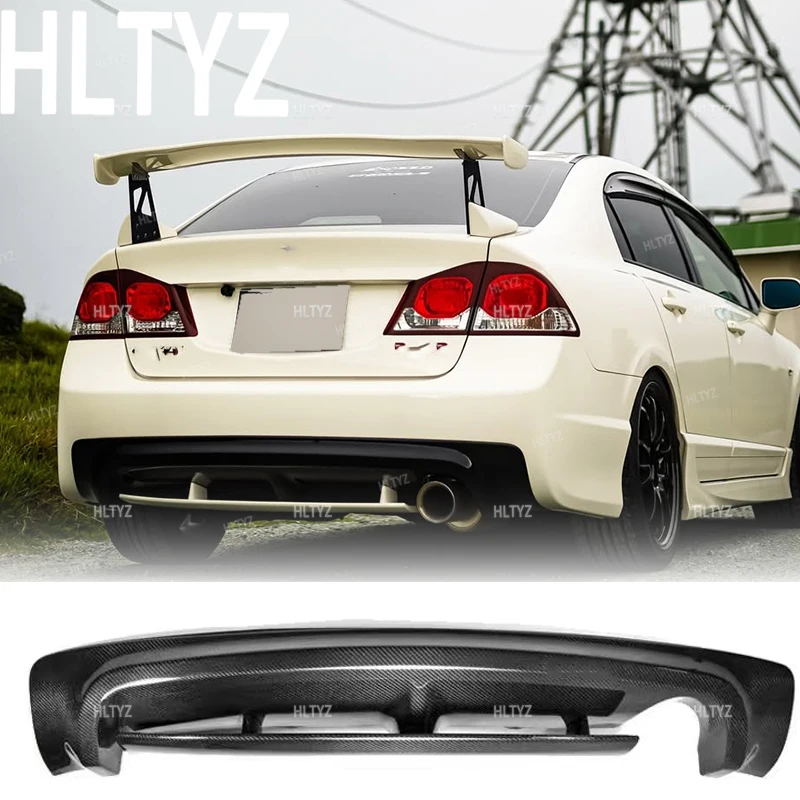 For Honda Civic 8th generation TR FD2 sedan rear bumper lip ABS/FRP material glossy black rear spoiler diffuser kit Mu style
For Honda Civic 8th generation TR FD2 sedan rear bumper lip ABS/FRP material glossy black rear spoiler diffuser kit Mu style