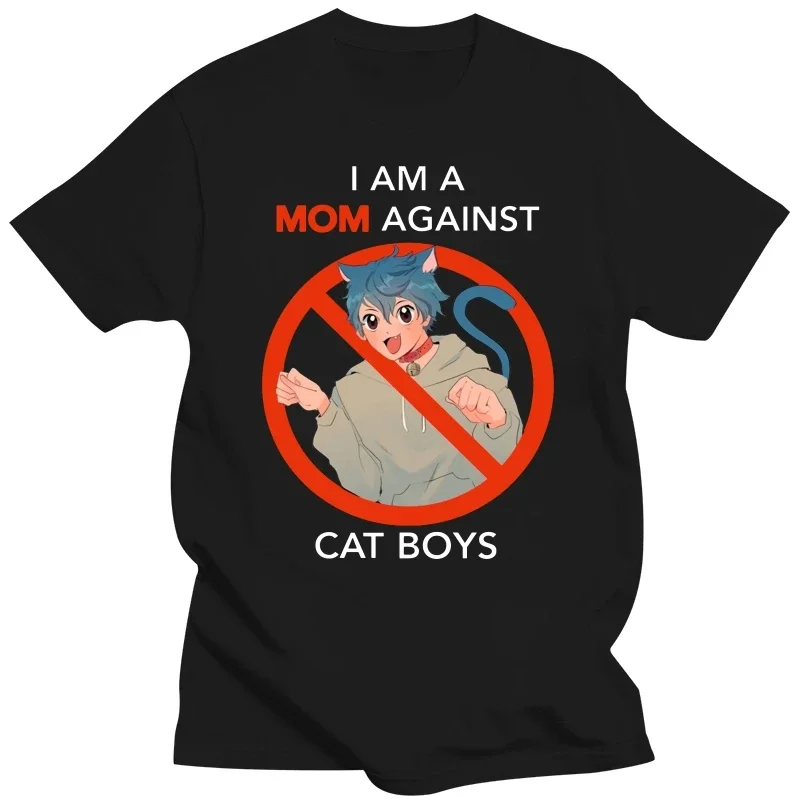 Забавная футболка I Am A Mom против кота для мальчиков, новинка из японского аниме для взрослых, классические мужские повседневные свободные футболки с коротким рукавом
Забавная футболка I Am A Mom против кота для мальчиков, новинка из японского аниме для взрослых, классические мужские повседневные свободные футболки с коротким рукавом