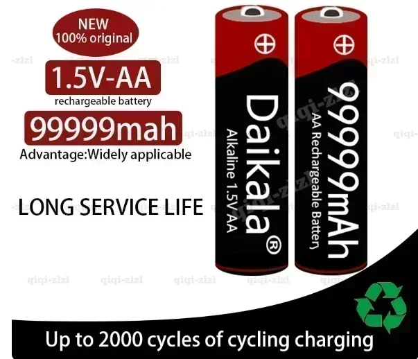 2025 New Arrival: 1.5V AA 99999 mAh Rechargeable Battery - Your Reliable Power for Remote Controls, Toys and Lanterns
2025 New Arrival: 1.5V AA 99999 mAh Rechargeable Battery - Your Reliable Power for Remote Controls, Toys and Lanterns