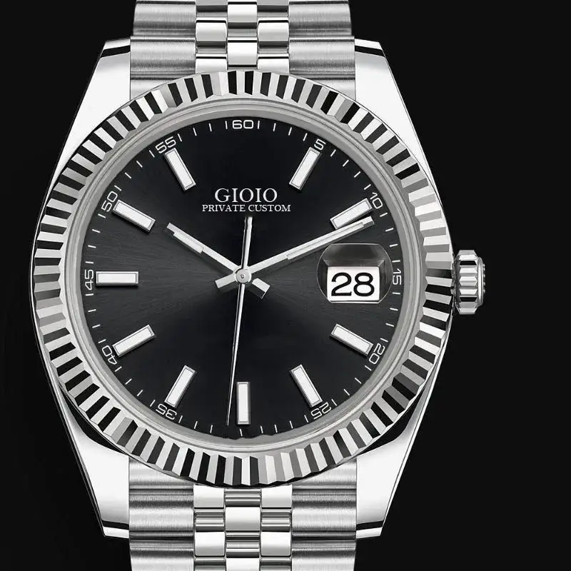 Роскошные новые автоматические часы для мужчин, механические часы из нержавеющей стали Datejusts, стиль, золотой, черный, синий, белый, с бриллиантовым циферблатом
Роскошные новые автоматические часы для мужчин, механические часы из нержавеющей стали Datejusts, стиль, золотой, черный, синий, белый, с бриллиантовым циферблатом