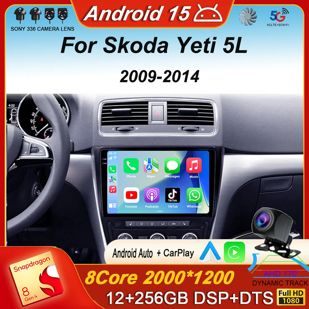 Carplay 10.1inch 2 Din Android 15 Car Radio GPS for SKODA Yeti 5L 2009 - 2014 Navigation Multimedia Player 2din AutoRadio Stereo
Carplay 10.1inch 2 Din Android 15 Car Radio GPS for SKODA Yeti 5L 2009 - 2014 Navigation Multimedia Player 2din AutoRadio Stereo
