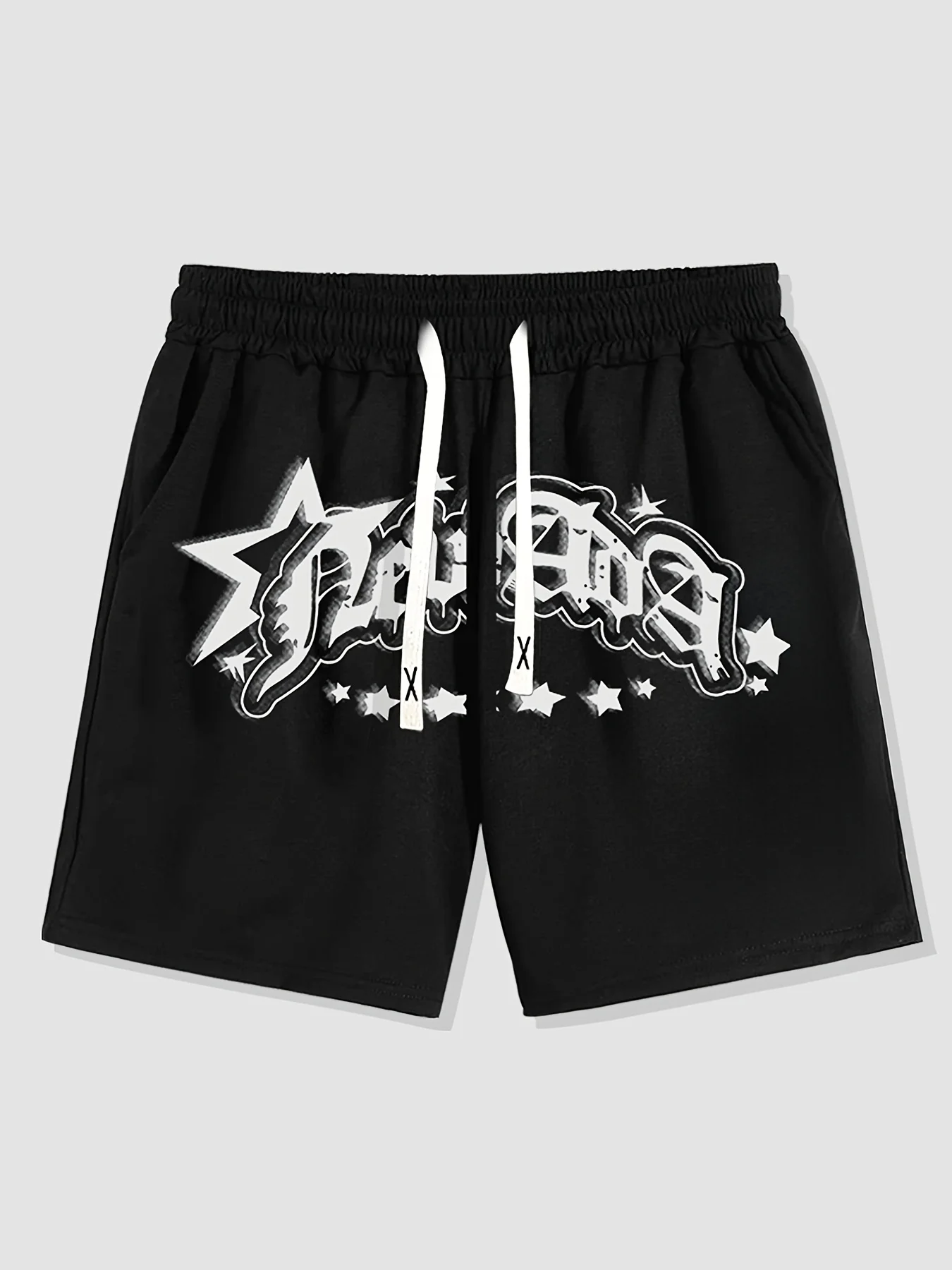 2026 New Black Graffiti Star & Text Print Mens Shorts Elastic Waist Running Workout Gym Sports Male Casual Shorts
2026 New Black Graffiti Star & Text Print Mens Shorts Elastic Waist Running Workout Gym Sports Male Casual Shorts