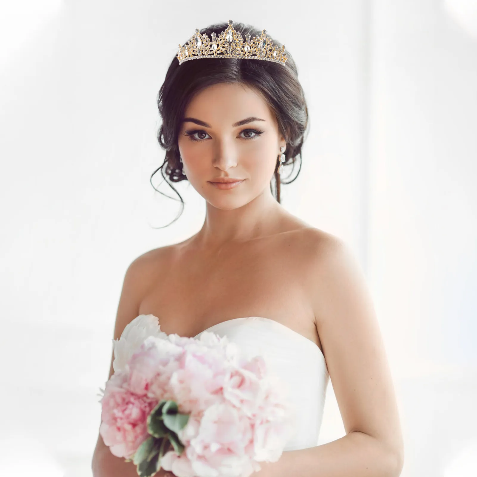 Crystal Hair Hoop Zinc Alloy Bridal Head Jewelry Wedding Supply Party Supplies Elegant Bridal Hair Hoop Zinc Alloy Hairwear
Crystal Hair Hoop Zinc Alloy Bridal Head Jewelry Wedding Supply Party Supplies Elegant Bridal Hair Hoop Zinc Alloy Hairwear