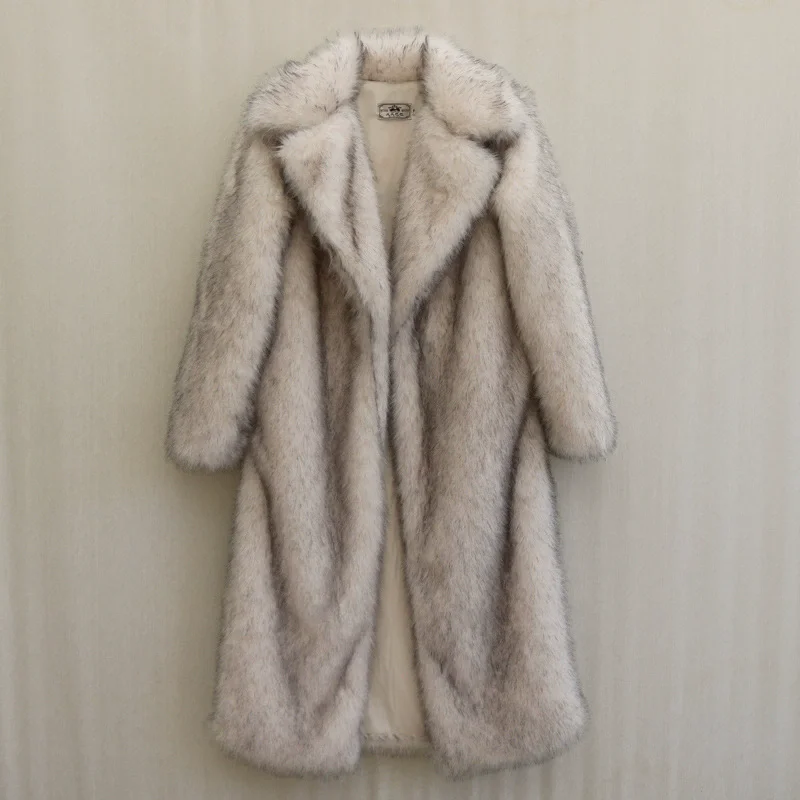Long Faux Fur Coat Men Autumn Winter Large Lapel Men's Fluffy Jacket Thicken Overcoat Warm Clothes Furry Outerwear 2025Winter
Long Faux Fur Coat Men Autumn Winter Large Lapel Men's Fluffy Jacket Thicken Overcoat Warm Clothes Furry Outerwear 2025Winter