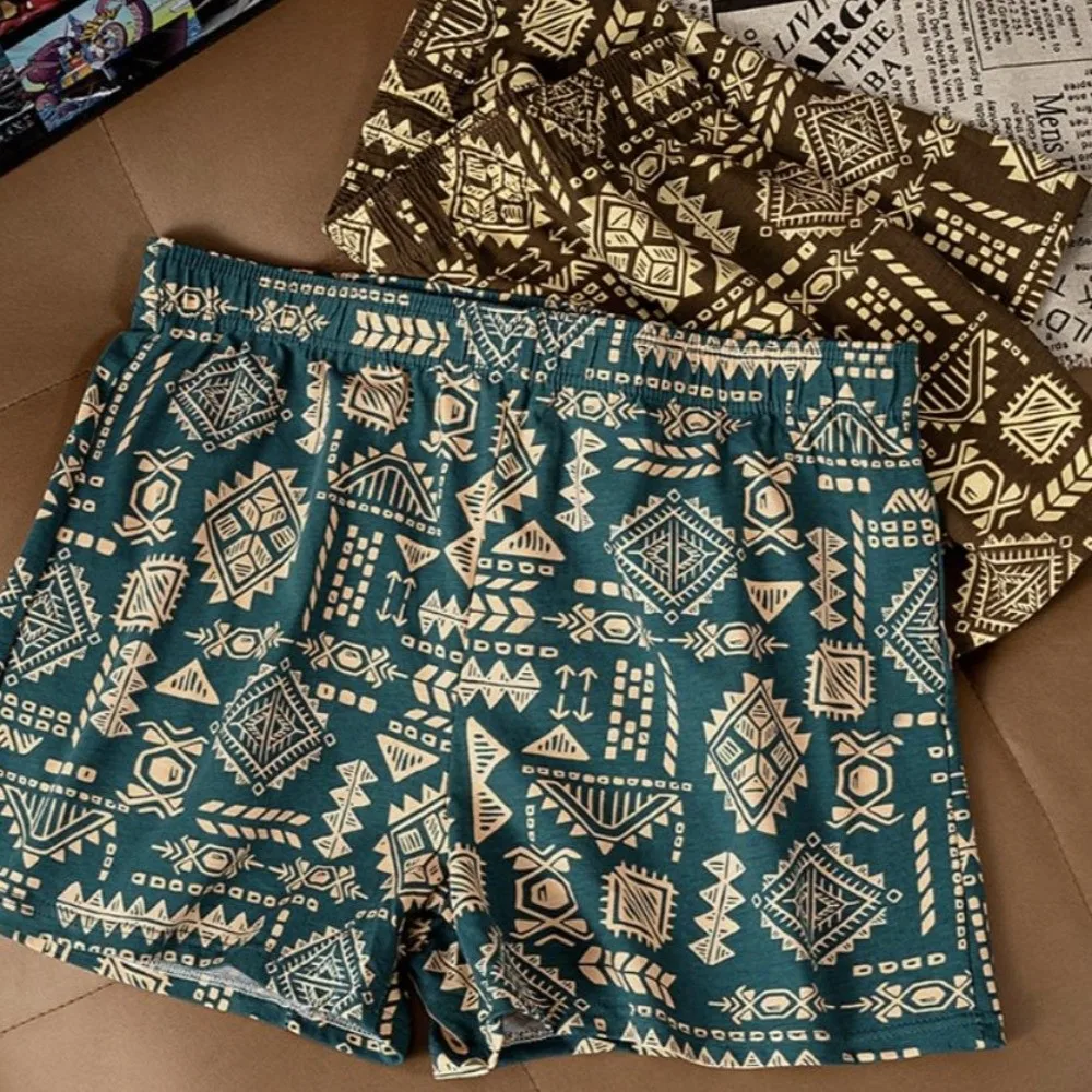 Retro Ethnic Style Plus Size Men's Boxer Briefs Seamless Mid Waist Printed Panties Ethnic Printed Short Shorts Underpants Male
Retro Ethnic Style Plus Size Men's Boxer Briefs Seamless Mid Waist Printed Panties Ethnic Printed Short Shorts Underpants Male