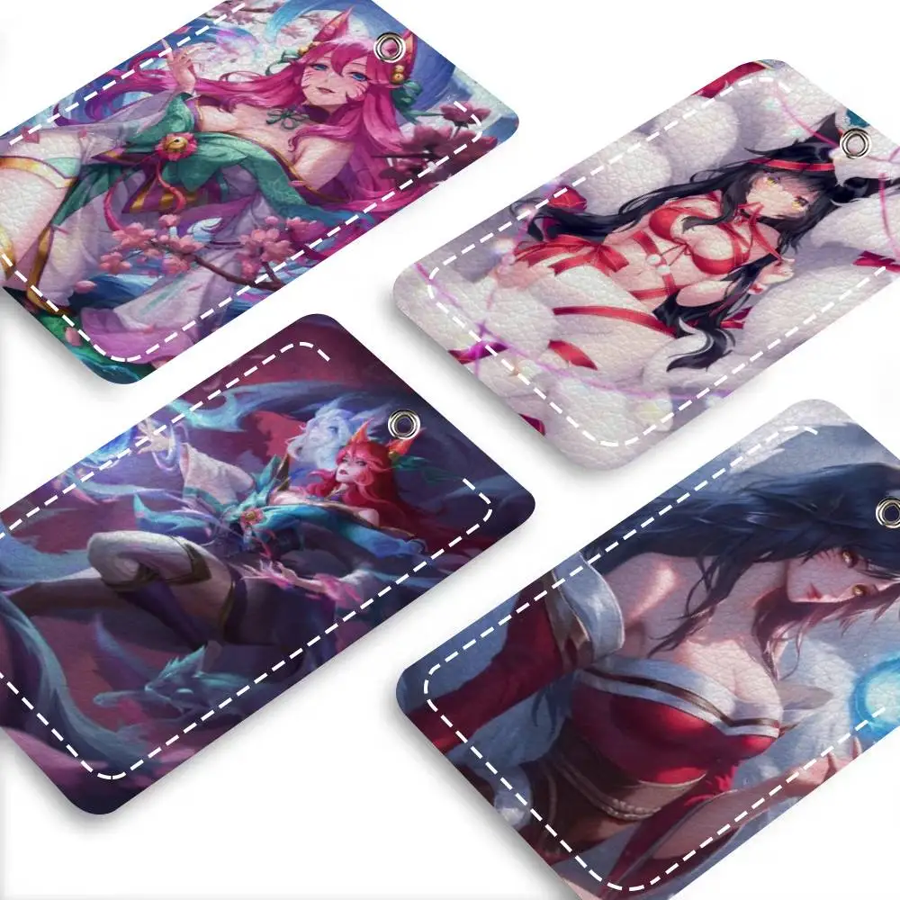 Держатель для карт Ahri Game Girl, подходит для кредитных карт, проездных билетов, прямоугольный брелок из мягкой кожи, защитный чехол для ключей
Держатель для карт Ahri Game Girl, подходит для кредитных карт, проездных билетов, прямоугольный брелок из мягкой кожи, защитный чехол для ключей