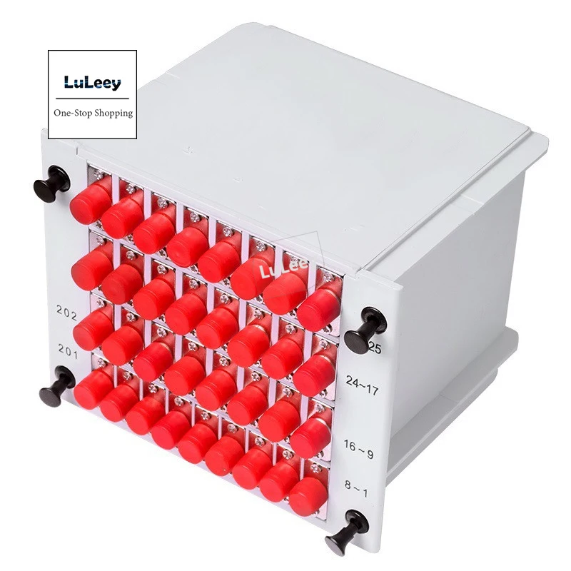 PLC Optical Fiber Splitter, FTTH Wavelength 1260nm ~ 1650nm, Insertion Loss 16.5dB Return Loss 55dB, 1x32 FC
PLC Optical Fiber Splitter, FTTH Wavelength 1260nm ~ 1650nm, Insertion Loss 16.5dB Return Loss 55dB, 1x32 FC