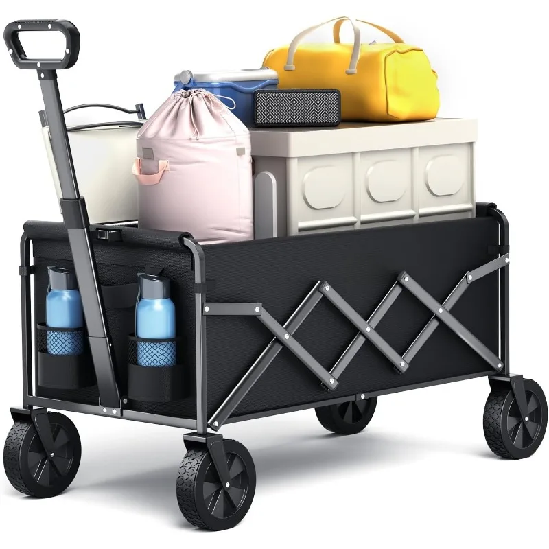Collapsible Foldable Wagon, Foldig Wagon with Wheel Heavy Duty with 180lbs Weight Capacity Lightweight Utility Camping Cart for
Collapsible Foldable Wagon, Foldig Wagon with Wheel Heavy Duty with 180lbs Weight Capacity Lightweight Utility Camping Cart for