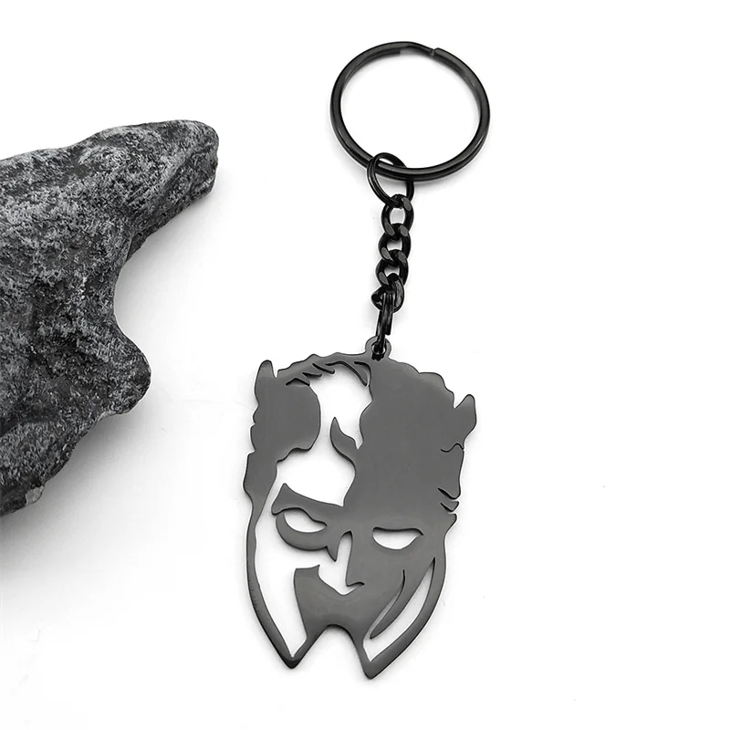 Dark Style Hollow Figure Mask Pendant Key Chain for Women Men Stainless Steel Black Color Personalized Keyring Gift Jewelry
Dark Style Hollow Figure Mask Pendant Key Chain for Women Men Stainless Steel Black Color Personalized Keyring Gift Jewelry