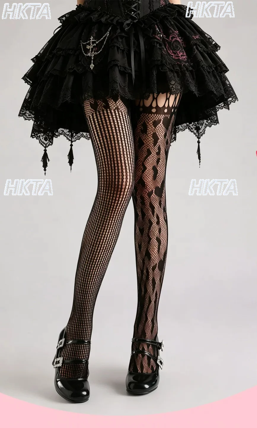 Dark Lolita Goth Sweet Cool Black Pantyhose 2026 Summer New Subculture Thin Lace Plaid Slim Sexy Hot Girl Thigh High Socks Women
Dark Lolita Goth Sweet Cool Black Pantyhose 2026 Summer New Subculture Thin Lace Plaid Slim Sexy Hot Girl Thigh High Socks Women