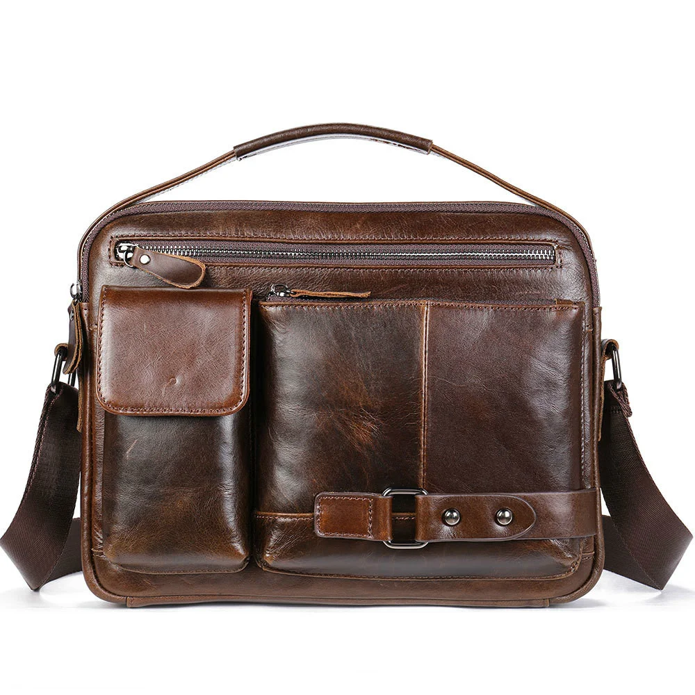 Casual Men's Shoulder Bags Real Leather Crossbody For Messenger Office Laptop Vintage Handbag
Casual Men's Shoulder Bags Real Leather Crossbody For Messenger Office Laptop Vintage Handbag