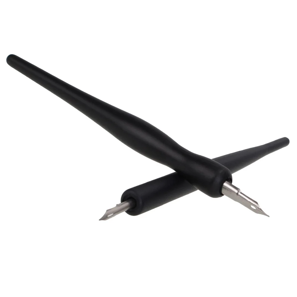 Cartoon Dip Pen Set Black 12.3 Cm With 5 Nibs 1 Drawing Rubber Small Round Handle For Artists
Cartoon Dip Pen Set Black 12.3 Cm With 5 Nibs 1 Drawing Rubber Small Round Handle For Artists