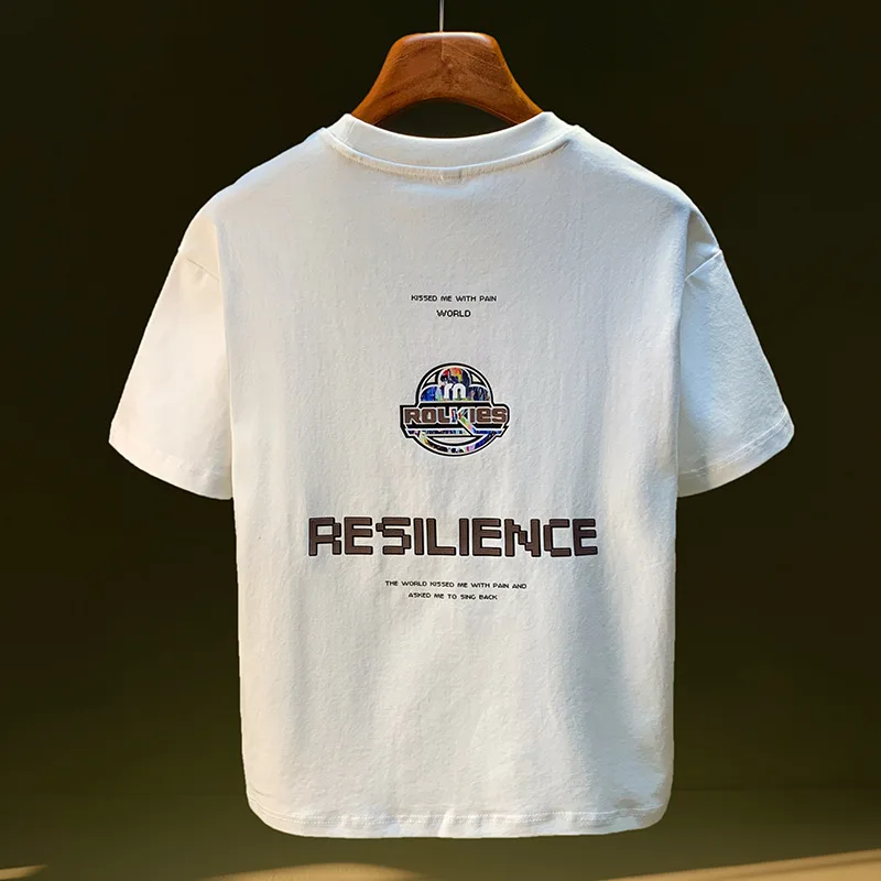 2025 new loose plus size short sleeved T-shirt for men's summer fashion printed half sleeved casual versatile street T-shirt
2025 new loose plus size short sleeved T-shirt for men's summer fashion printed half sleeved casual versatile street T-shirt