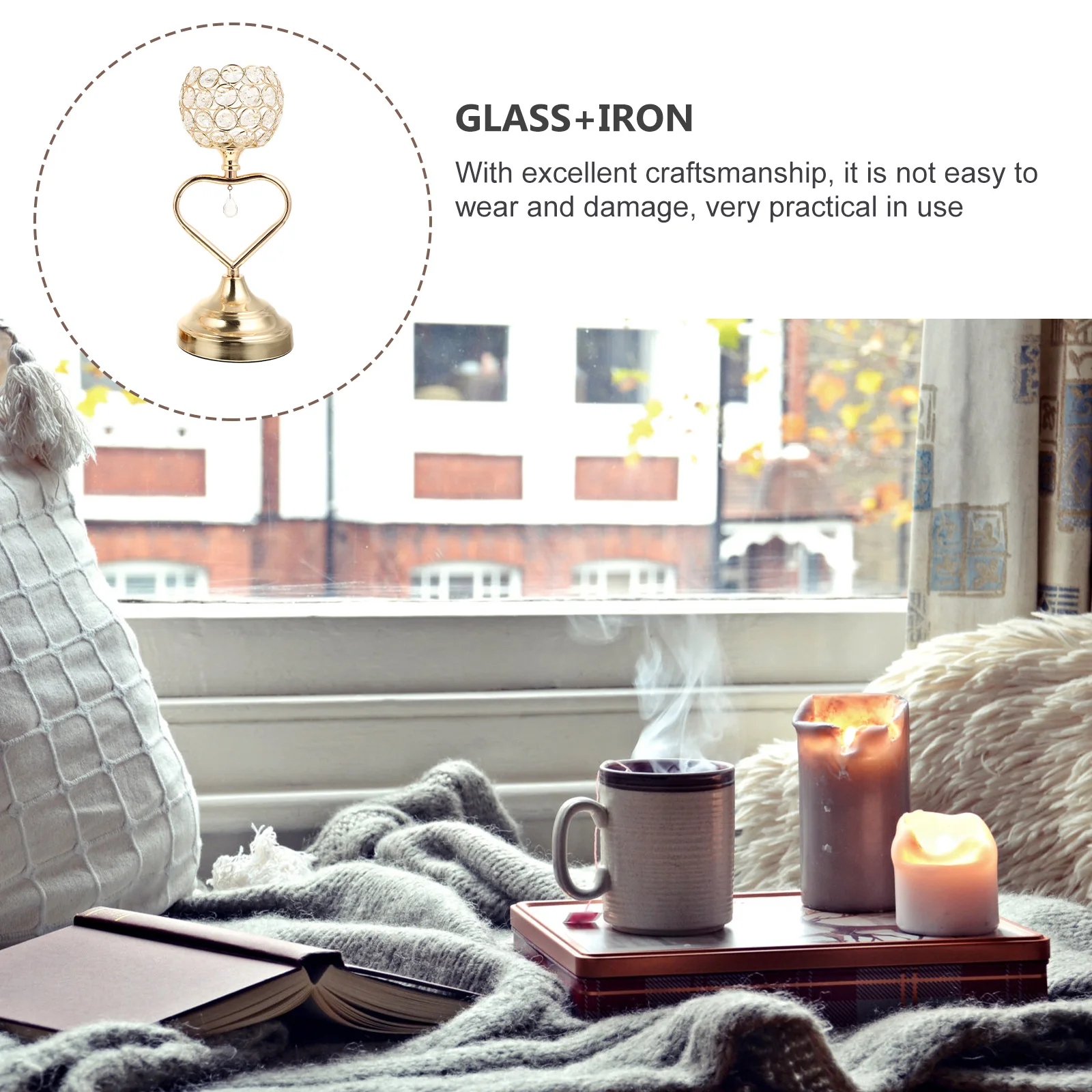 Stylish European Style Crystal Holder Single Head Artistic Candlestick For Home Decor Romantic Candlelight Practical
Stylish European Style Crystal Holder Single Head Artistic Candlestick For Home Decor Romantic Candlelight Practical
