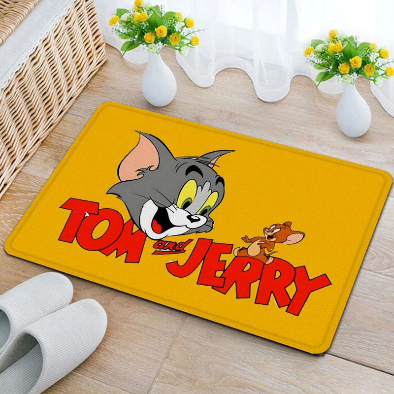 Tom and Jerry Sublimation Flannel Floor Mat Non Slip Water Absorbent Door Mat for Bathroom Bedroom Entrance Cartoon Bath Mat New
Tom and Jerry Sublimation Flannel Floor Mat Non Slip Water Absorbent Door Mat for Bathroom Bedroom Entrance Cartoon Bath Mat New