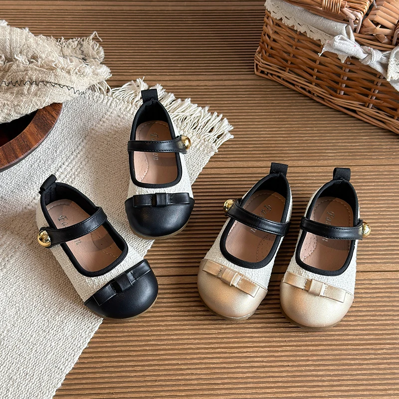 Kids'Casual Shoes Fashion Color Blocking PU Leather Summer Shoes For Girls Velcro Anti-slip Black Golden Shoes Size 23-34
Kids'Casual Shoes Fashion Color Blocking PU Leather Summer Shoes For Girls Velcro Anti-slip Black Golden Shoes Size 23-34