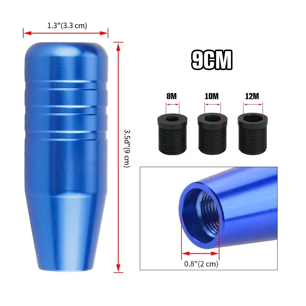 Universal Aluminum 9cm 13cm 18cm Extended Manual Transmission Gear Shift Lever Knob Car Gear Shift Knob Interior Accessories
Universal Aluminum 9cm 13cm 18cm Extended Manual Transmission Gear Shift Lever Knob Car Gear Shift Knob Interior Accessories