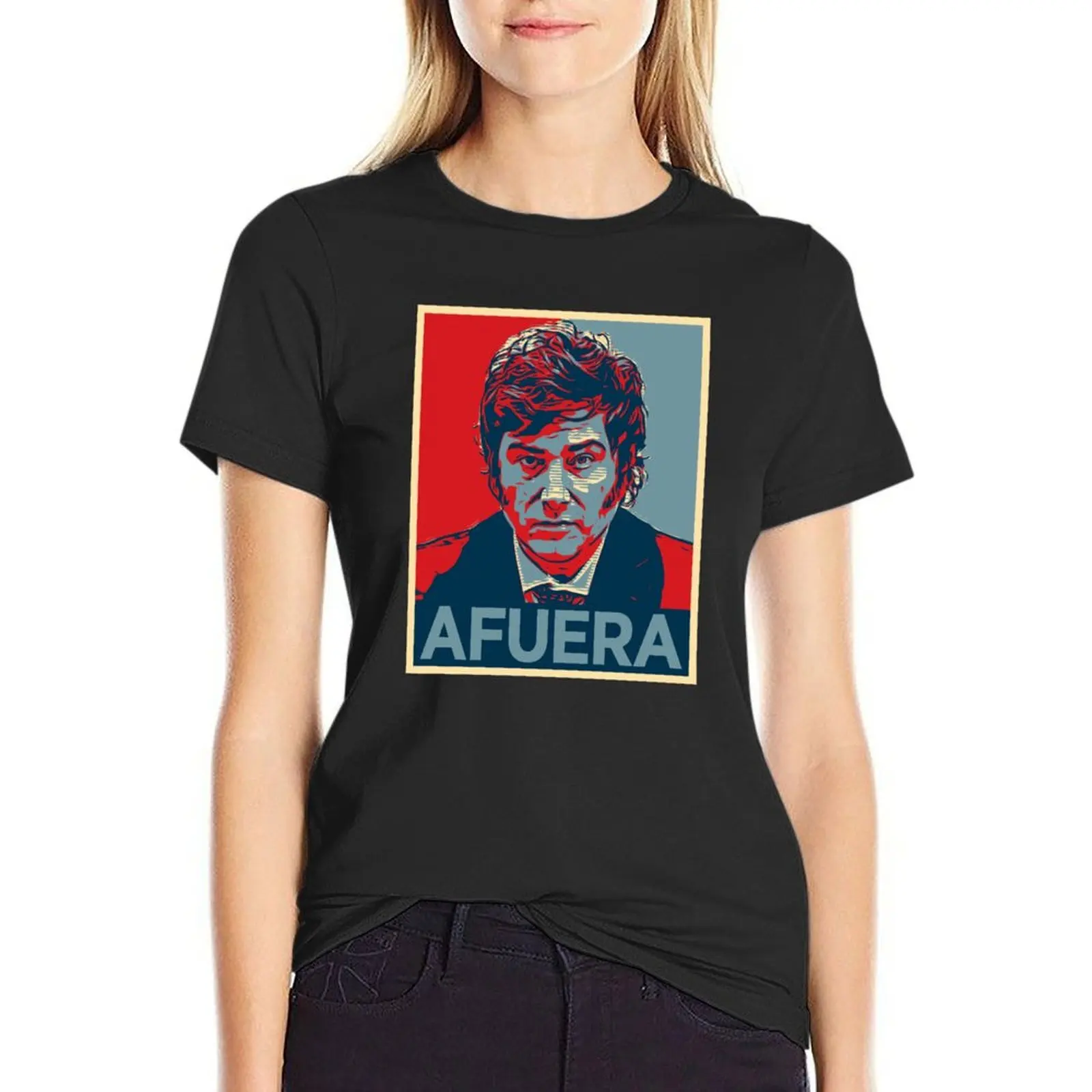 Javier Milei AFUERA Presidente Argentina Viva La Libertad Carajo! T-Shirt korean fashion funnys t-shirts for Women cotton
Javier Milei AFUERA Presidente Argentina Viva La Libertad Carajo! T-Shirt korean fashion funnys t-shirts for Women cotton