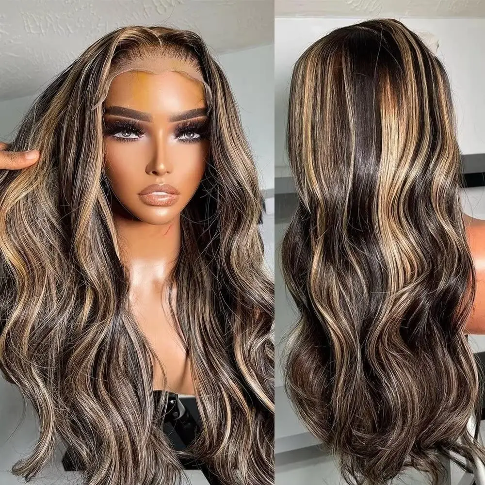 1B/27 Ombre Highlights Body Wave Wigs 13x4 Transparent Lace Frontal Machine Made Wig For Women 180 Density Human Hair 20-30 inch
1B/27 Ombre Highlights Body Wave Wigs 13x4 Transparent Lace Frontal Machine Made Wig For Women 180 Density Human Hair 20-30 inch